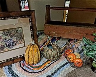 Rustic fall decor