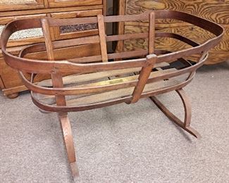 ca 1870 Heywood Brothers and Co. cradle