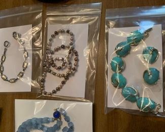 Bracelets and ear rings