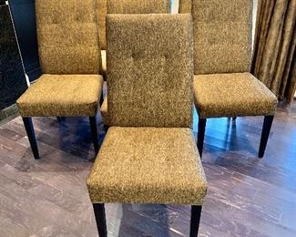 Set of 8 available Lee Industries tufted chairs