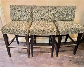 Set of 3 Lee Industries bar/counter chairs
