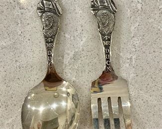 Child's silver spoons