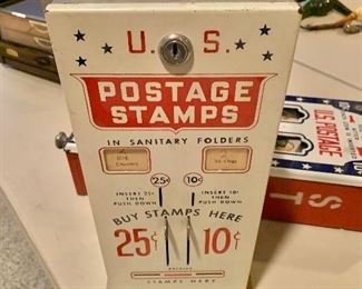 Vintage postage stamp dispenser