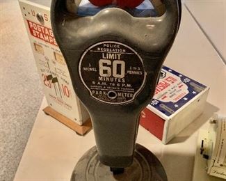 Vintage parking meter