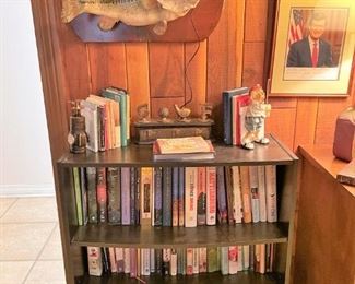 BOOK CASE WITH BOOKS