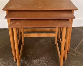 Vintage Danish Teak Nesting Tables