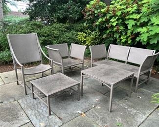 Hall Bradley for Brown Jordan Alumicane 5 Piece Set