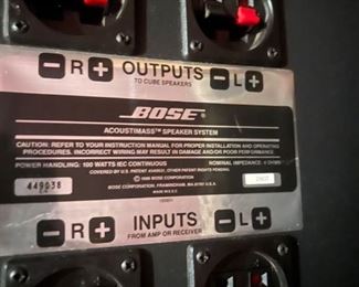 Bose SE-5 Acoustimass Speaker Passive Subwoofer