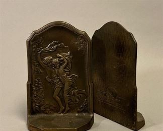 Vintage 1928 “The Storm” Bookends 