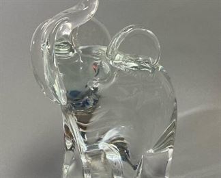 Vintage V. Nason Glass Elephant 