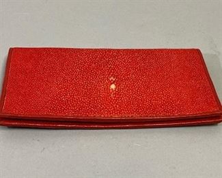 Red Stingray Skin Wallet 