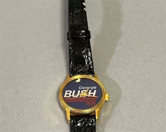 Vintage 1988 Campaign George Bush Wristwatch 