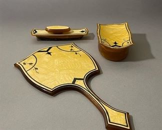 Partial Celluloid Dresser Set