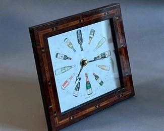 “It’s Time for Wine” Vintage Bryn Perry Studios Clock 