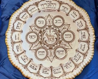 Vintage Spode Passover Seder Plate