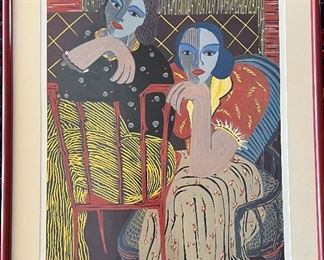 K. C. Joyce Signed Linocut