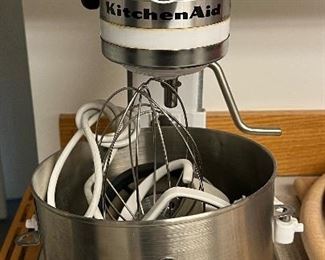 KitchenAid Mixer with Various Attachments