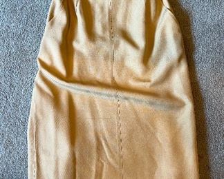 Chanel Silk Skirt, Size 36