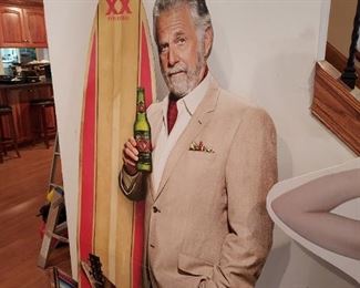 Full length poster board stand.