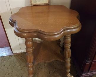 Glass ball & claw table