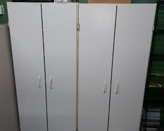 pair storage closets