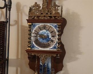 Delph Porcelain Face Coo Coo Clock