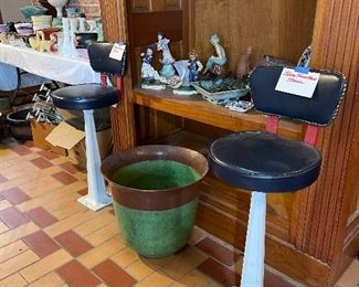 Pair Vintage Bar Stools