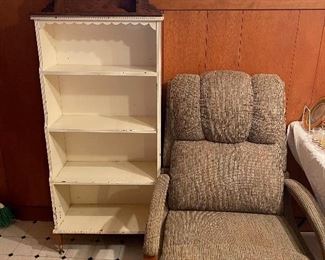 Bookcase and Recliner