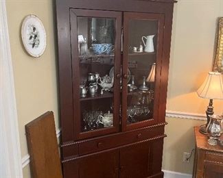 Beautiful hand made corner cabinet 