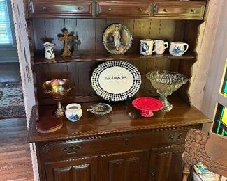 Cherry hutch by Willett