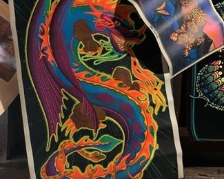 Posters, 70's Vintage Black light