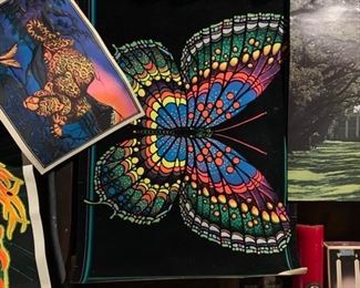 70's Black light Poster