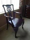 8 VERY FINELY CARVED DINNING CHAIRS
