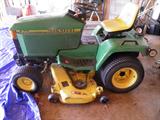 John Deere 425 with attachments  - like new