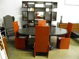 RALPH LAUREN TABLE; TAKAHAMA CHAIRS