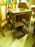 TURNING BOOK SHELF/TABLE