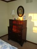 This beautiful chest matches the desk/dresser in Dinning Room