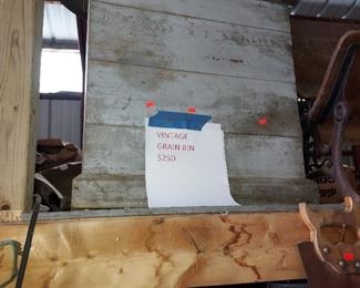 Vintage grain bin