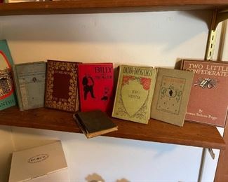 Wizard of Oz books have been removed by the  home owner.