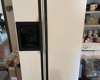 Garage Refrigerator / Freezer side by side. 