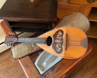 Antique Mandolin with Case