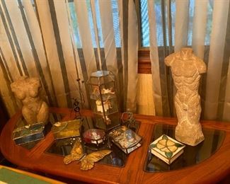 Mendel Baldessari Sculptures and Stained Glass Pieces