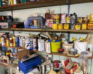 Basement packed full of Hand and Power Tools, Hardware, Supplies