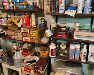 Basement packed full of Hand and Power Tools, Hardware, Supplies