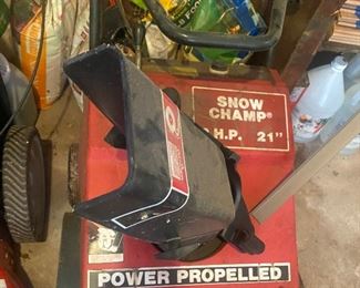 Snow Champ Snow Blower