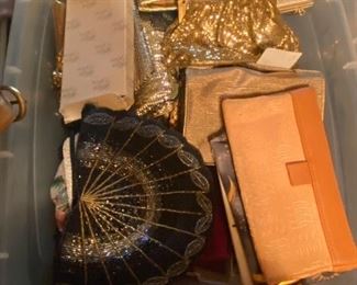 Tons of Ladies Vintage and Current Clothing, Shoes, Purses, Belts, Scarves, Gloves, Hats, etc.