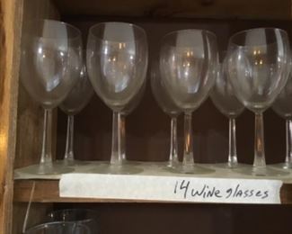 Wine glasses