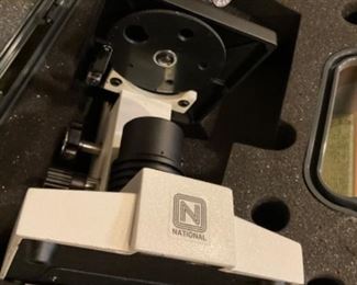 National microscope in padded carrier