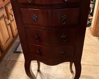 Small jewelry cabinet