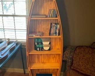 Canoe bookcase